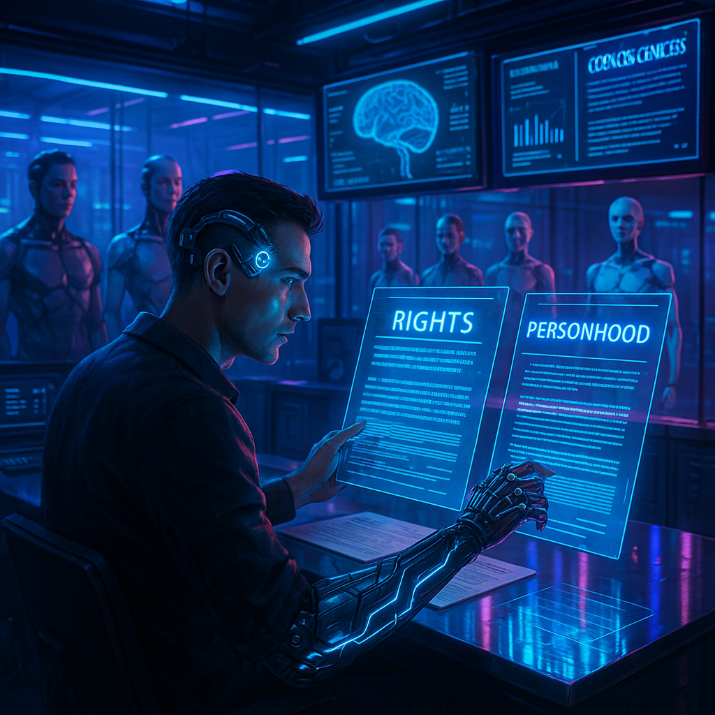 Cyborg Rights and AI Ethics: Rethinking Personhood for Synthetic Beings