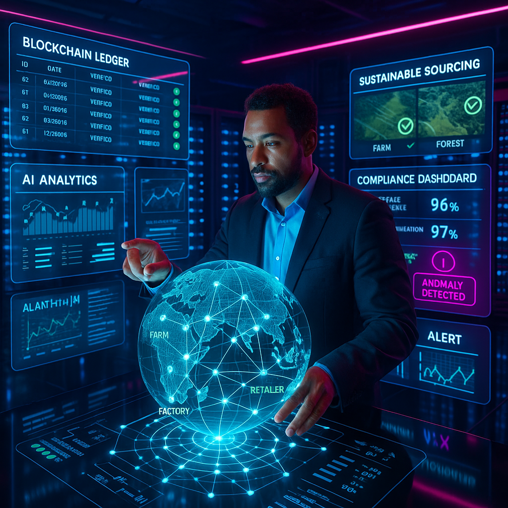 AI & Blockchain for Ethical Sourcing: Real-Time Supply Chain Traceability