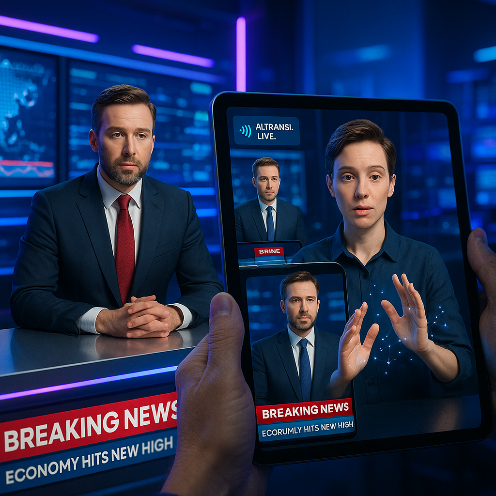 How Sign Language AI Makes Real-Time News Accessible & Reliable