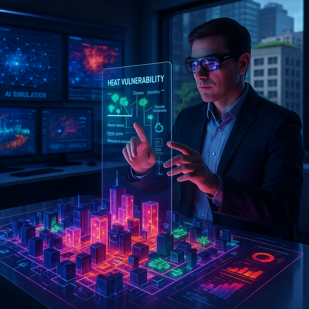 How Urban AI Optimizes Green Infrastructure for Heat Mitigation